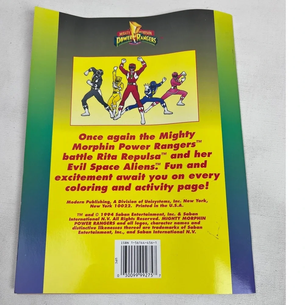 Mighty Morphin Power Rangers Coloring Activity Book‎ Mazes Dot-To-Dots